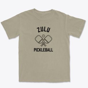 Zulu Indiana Pickleball Premium Heavyweight T-shirt