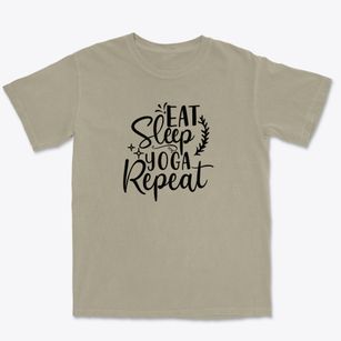   Eat Sleep Yoga Repeat Premium Heavyweight T-shirt
