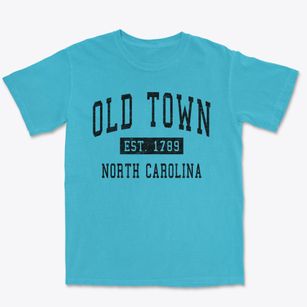 Old Town North Carolina Classic Established Premium Heavyweight T-shirt