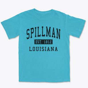Spillman Louisiana Classic Established Premium Heavyweight T-shirt