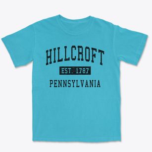 Hillcroft Pennsylvania Classic Established Premium Heavyweight T-shirt