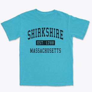 Shirkshire Massachusetts Classic Established Premium Heavyweight T-shirt