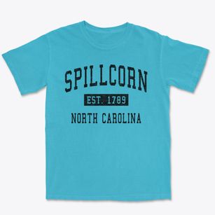 Spillcorn North Carolina Classic Established Premium Heavyweight T-shirt