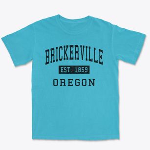 Brickerville Oregon Classic Established Premium Heavyweight T-shirt