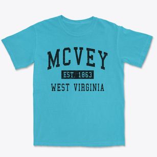 Mcvey West Virginia Classic Established Premium Heavyweight T-shirt