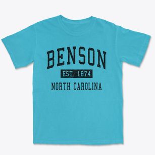 Benson North Carolina Classic Established Premium Heavyweight T-shirt