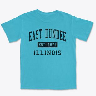 East Dundee Illinois Classic Established Premium Heavyweight T-shirt