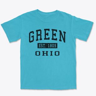 Green Ohio Classic Established Premium Heavyweight T-shirt