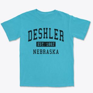 Deshler Nebraska Classic Established Premium Heavyweight T-shirt