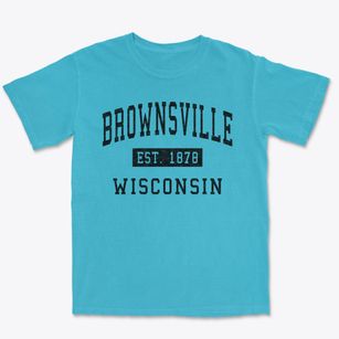 Brownsville Wisconsin Classic Established Premium Heavyweight T-shirt