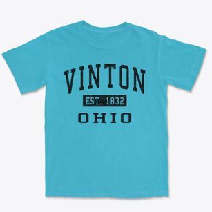 Vinton Ohio Classic Established Premium Heavyweight T-shirt