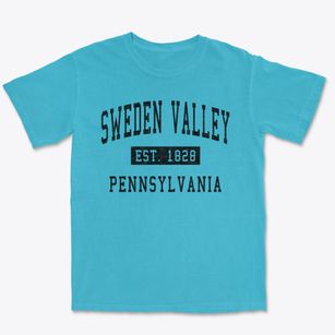 Sweden Valley Pennsylvania Classic Established Premium Heavyweight T-shirt