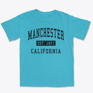 Manchester California Classic Established Premium Heavyweight T-shirt