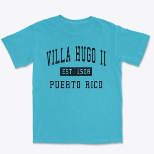 Villa Hugo Ii Puerto Rico Classic Established Premium Heavyweight T-shirt