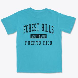 Forest Hills Puerto Rico Classic Established Premium Heavyweight T-shirt
