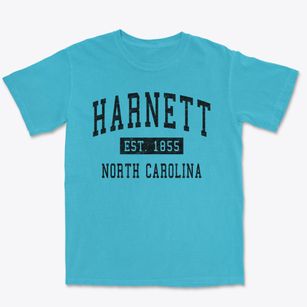 Harnett North Carolina Classic Established Premium Heavyweight T-shirt