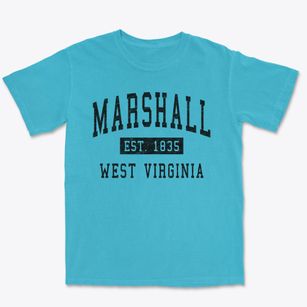 Marshall West Virginia Classic Established Premium Heavyweight T-shirt