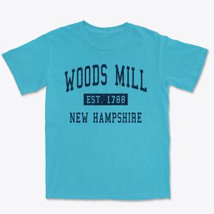 Woods Mill New Hampshire Classic Established Premium Heavyweight T-shirt