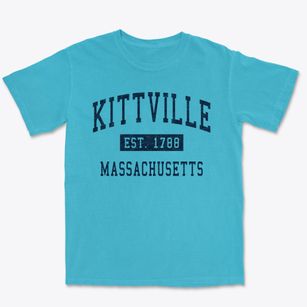 Kittville Massachusetts Classic Established Premium Heavyweight T-shirt