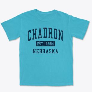 Chadron Nebraska Classic Established Premium Heavyweight T-shirt