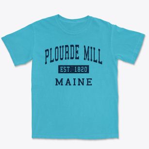Plourde Mill Maine Classic Established Premium Heavyweight T-shirt