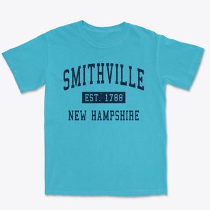 Smithville New Hampshire Classic Established Premium Heavyweight T-shirt