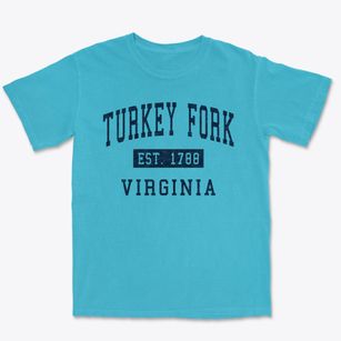 Turkey Fork Virginia Classic Established Premium Heavyweight T-shirt