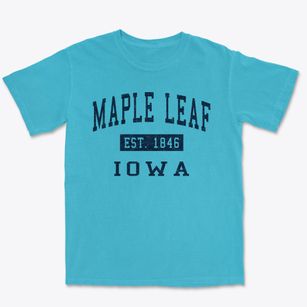 Maple Leaf Iowa Classic Established Premium Heavyweight T-shirt