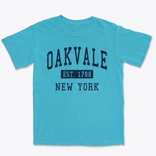 Oakvale New York Classic Established Premium Heavyweight T-shirt