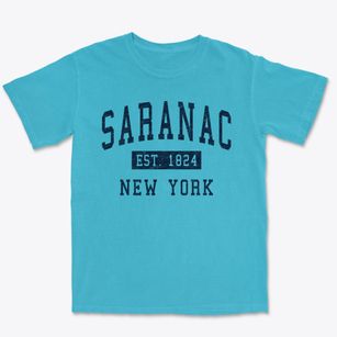 Saranac New York Classic Established Premium Heavyweight T-shirt