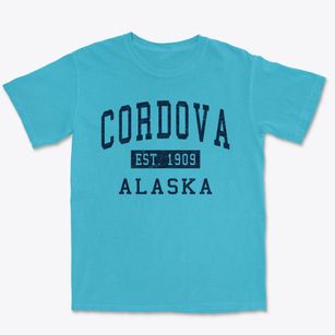 Cordova Alaska Classic Established Premium Heavyweight T-shirt