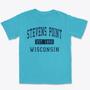 Stevens Point Wisconsin Classic Established Premium Heavyweight T-shirt