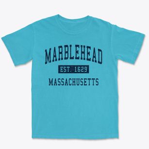 Marblehead Massachusetts Classic Established Premium Heavyweight T-shirt