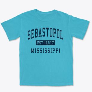 Sebastopol Mississippi Classic Established Premium Heavyweight T-shirt