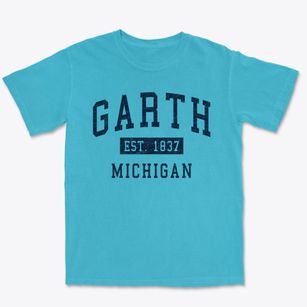 Garth Michigan Classic Established Premium Heavyweight T-shirt