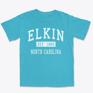Elkin North Carolina Classic Established Premium Heavyweight T-shirt