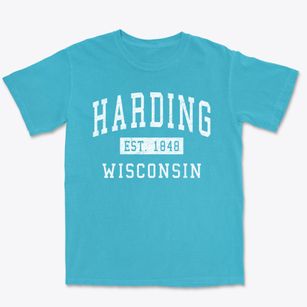 Harding Wisconsin Classic Established Premium Heavyweight T-shirt