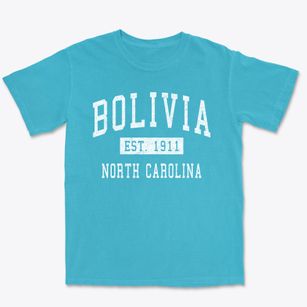 Bolivia North Carolina Classic Established Premium Heavyweight T-shirt