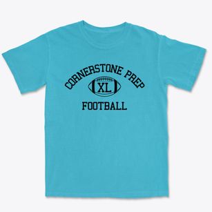 Cornerstone Christian College Prep Classic Football Premium Heavyweight T-shirt