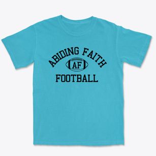 Abiding Faith Christian School Classic Football Premium Heavyweight T-shirt