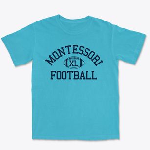 Montessori School Classic Football Premium Heavyweight T-shirt