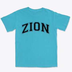 Zion Lutheran School Varsity Arch Premium Heavyweight T-shirt