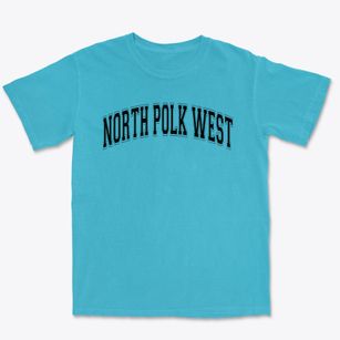 North Polk West Elementary School Varsity Arch Premium Heavyweight T-shirt
