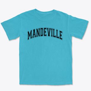 Mandeville Middle School Varsity Arch Premium Heavyweight T-shirt