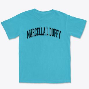 Marcella L Duffy Elementary School Varsity Arch Premium Heavyweight T-shirt