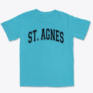 Saint Agnes School Varsity Arch Premium Heavyweight T-shirt