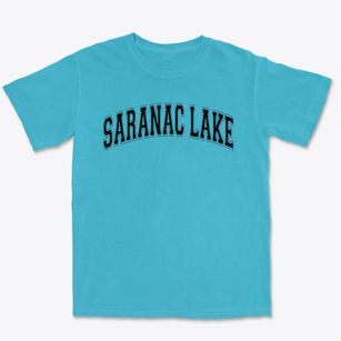 Saranac Lake High School Varsity Arch Premium Heavyweight T-shirt