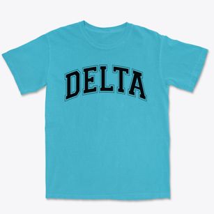 Delta School Varsity Arch Premium Heavyweight T-shirt