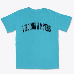 Virginia A Myers Elementary School Varsity Arch Premium Heavyweight T-shirt