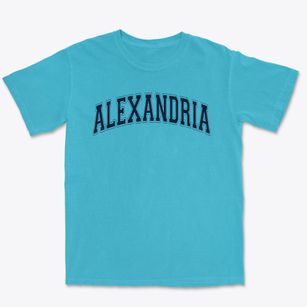 Alexandria Country Day School Varsity Arch Premium Heavyweight T-shirt
